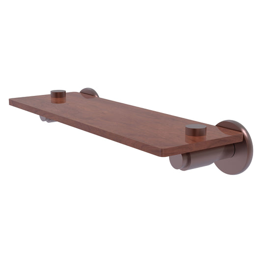 Allied Brass TR-1-16-IRW-CA Tribecca 16" Antique Copper Solid IPE Ironwood Shelf