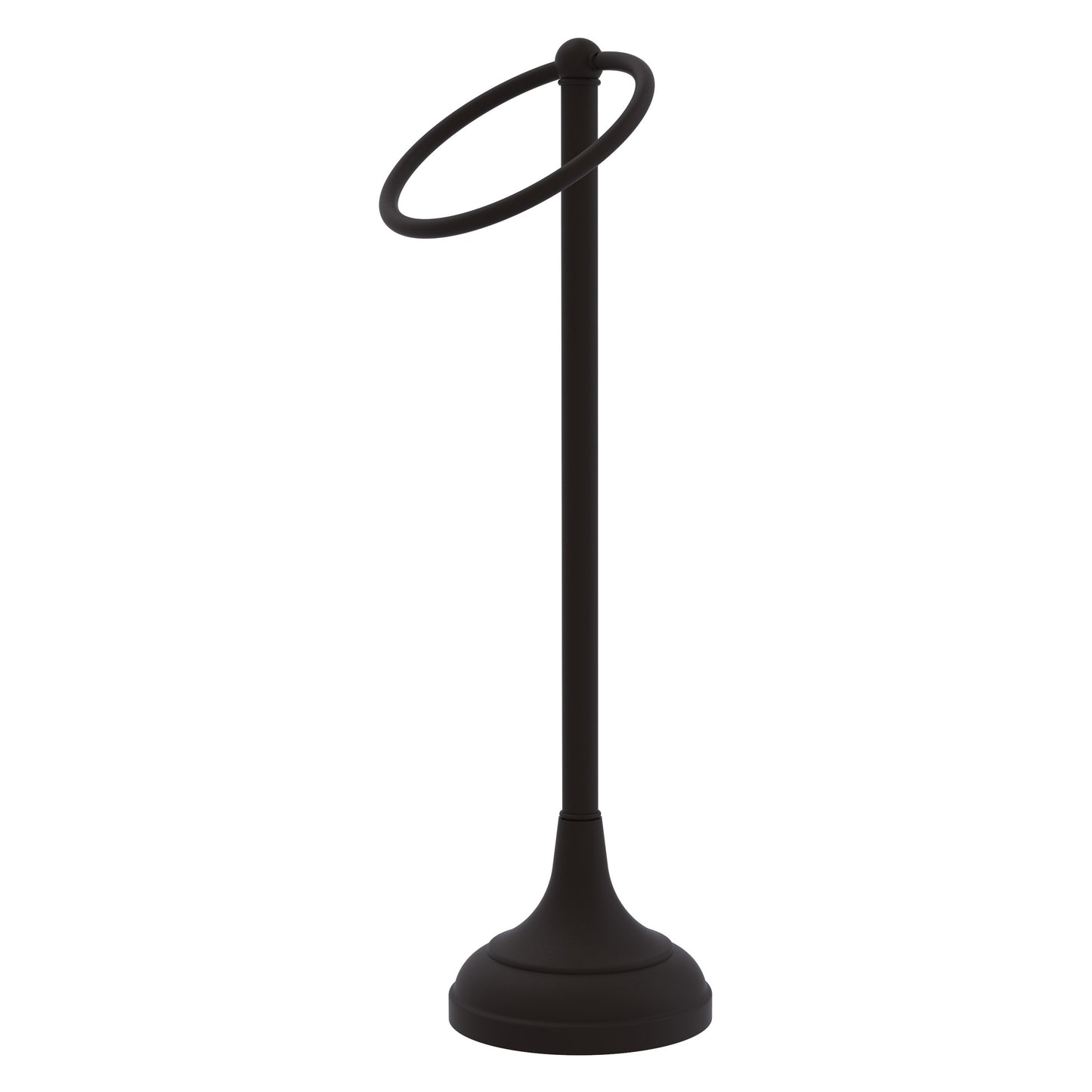Allied Brass TR-10-ORB Tribecca 1-Ring Oil Rubbed Bronze Vanity Top Guest Towel Holder