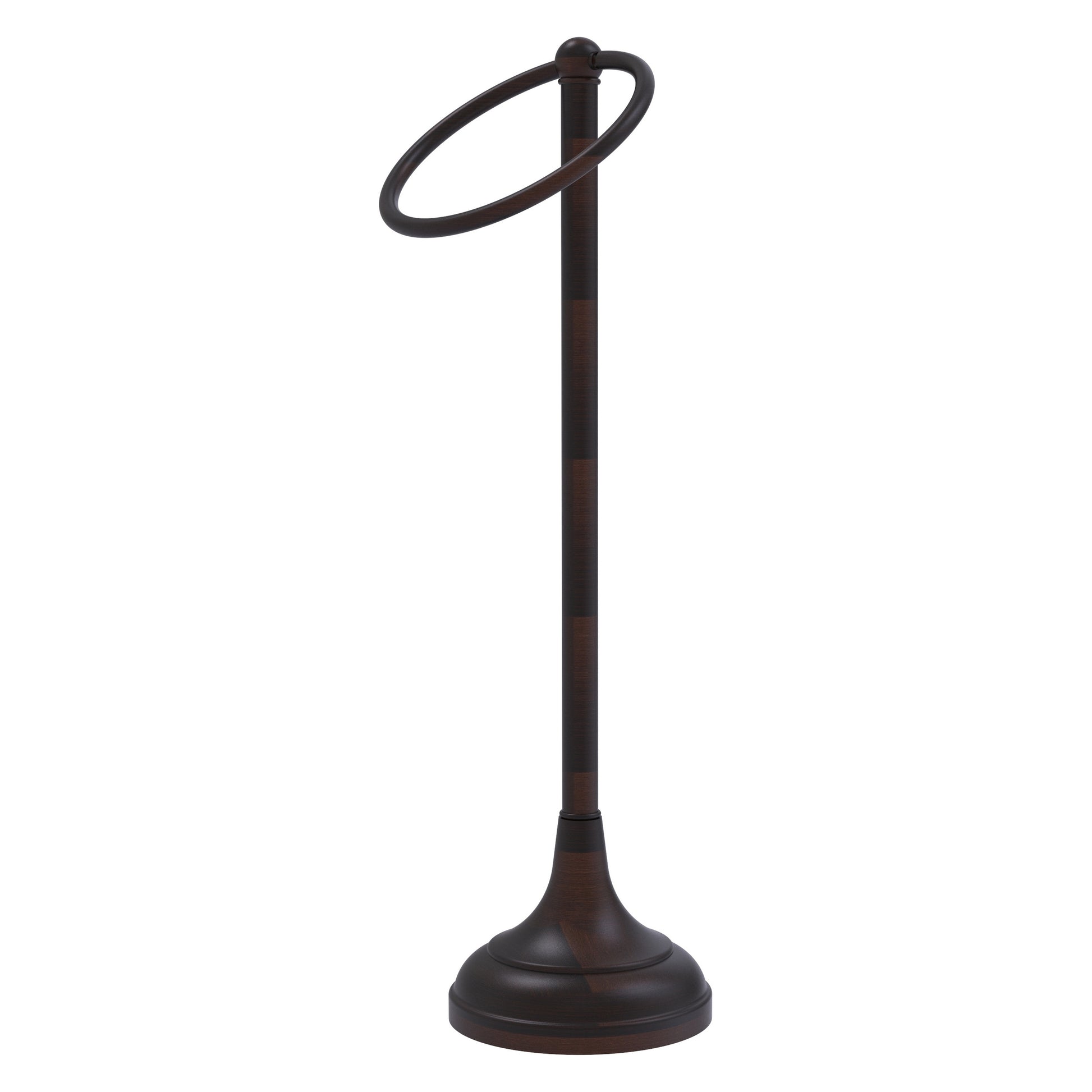 Allied Brass TR-10-VB Tribecca 1-Ring Venetian Bronze Vanity Top Guest Towel Holder