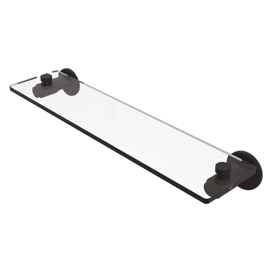 Allied Brass TR-1/22-ORB Tribecca 22" Oil Rubbed Bronze Glass Vanity Shelf With Beveled Edges