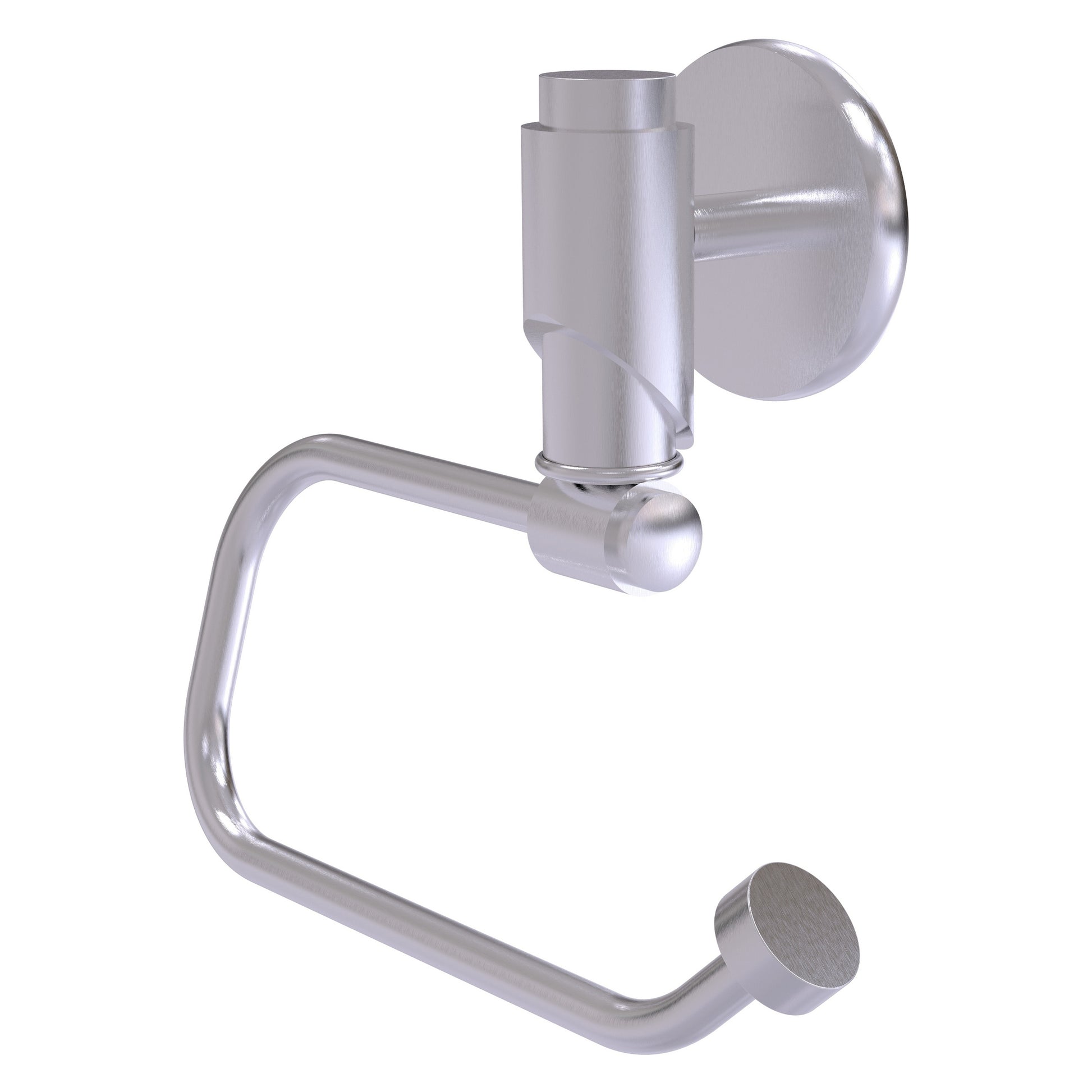 Allied Brass TR-24E-SCH Tribecca Satin Chrome European Style Toilet Tissue Holder