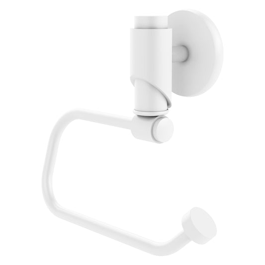 Allied Brass TR-24E-WHM Tribecca Matte White European Style Toilet Tissue Holder