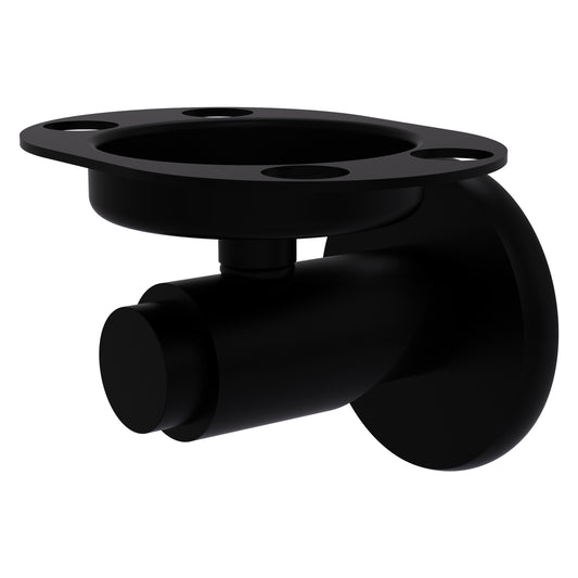 Allied Brass TR-26-BKM Tribecca Matte Black Tumbler and Toothbrush Holder