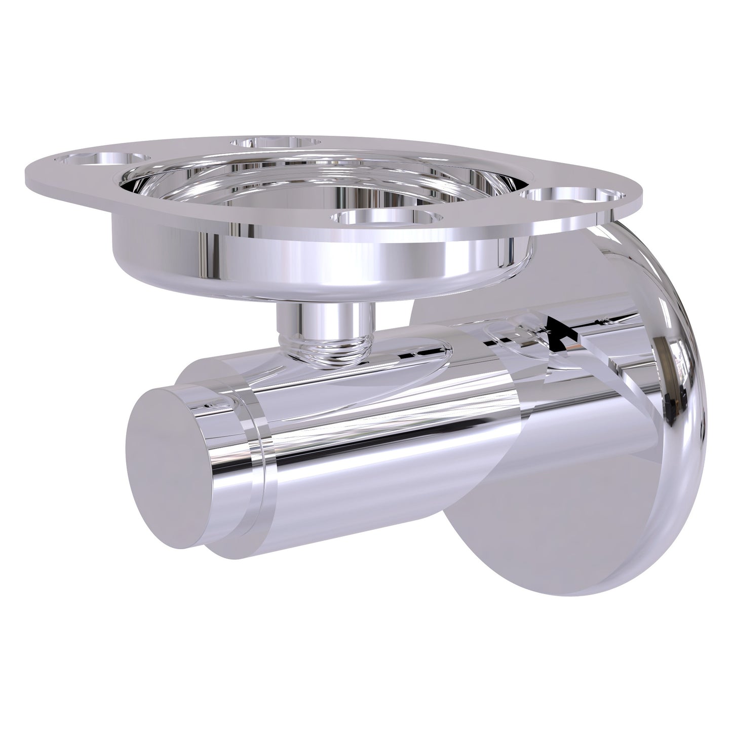 Allied Brass TR-26-PC Tribecca Polished Chrome Tumbler and Toothbrush Holder