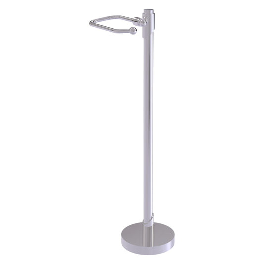 Allied Brass TR-27-PC Tribecca Polished Chrome Freestanding Toilet Tissue Stand