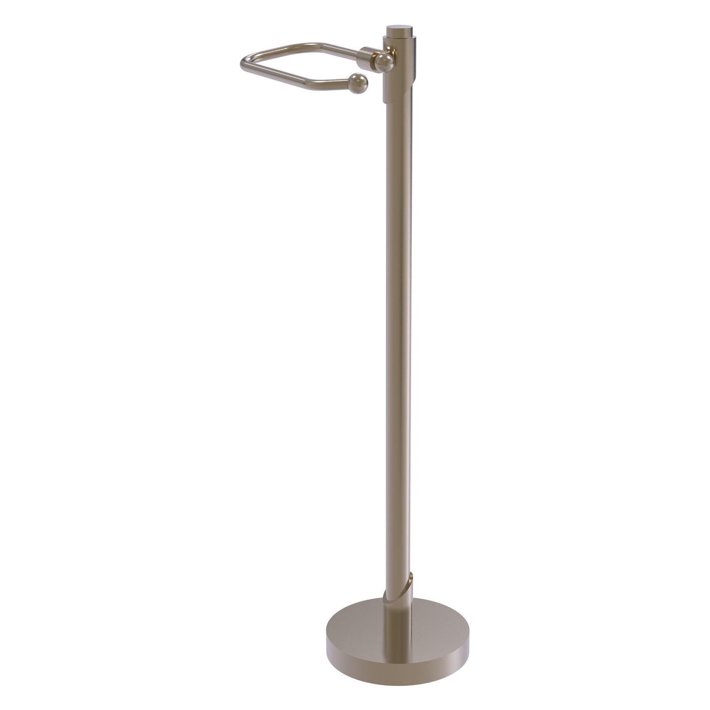Allied Brass TR-27-PEW Tribecca Antique Pewter Freestanding Toilet Tissue Stand