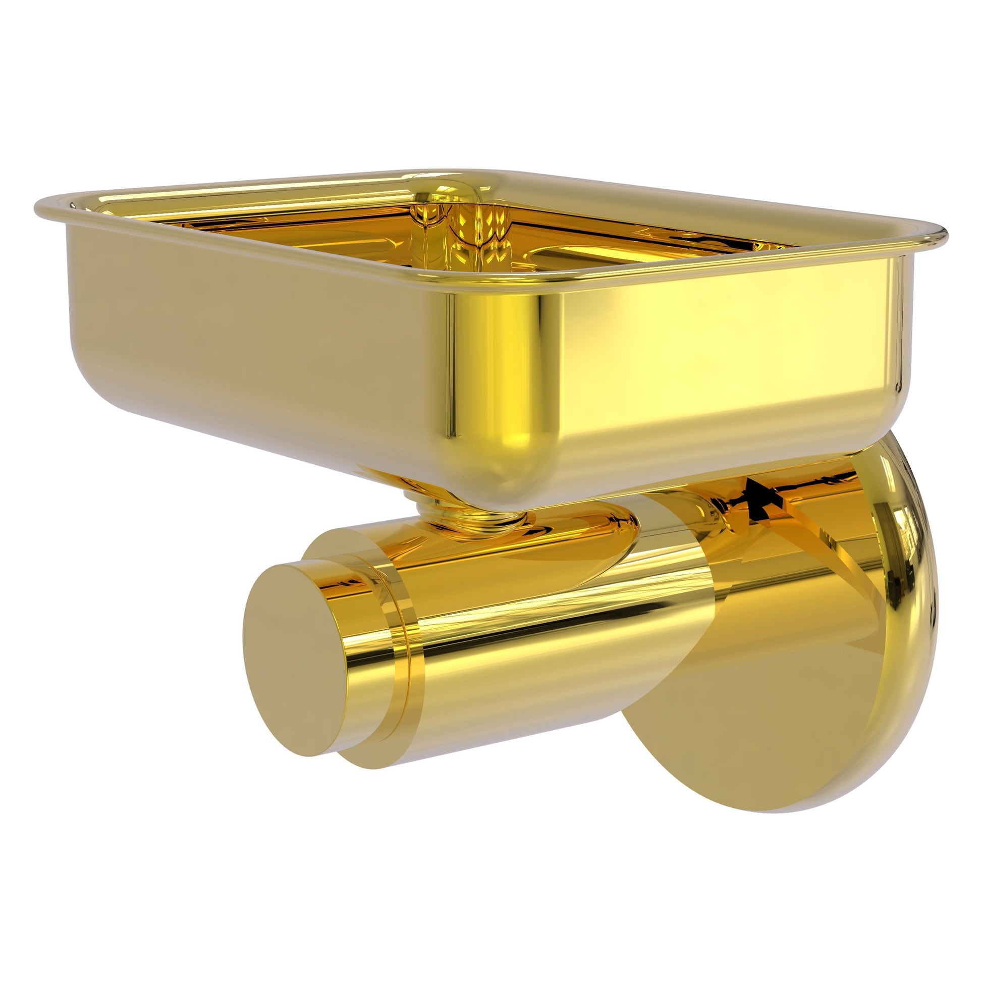Allied Brass TR-32-PB Tribecca Polished Brass Wall Mounted Soap Dish