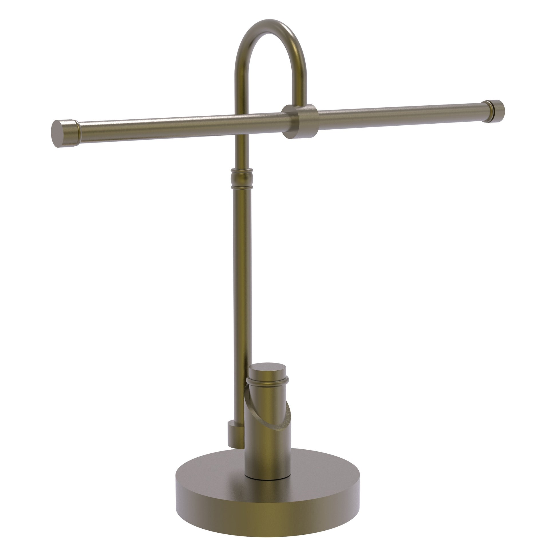 Allied Brass TR-52-ABR Tribecca 2-Arm Antique Brass Guest Towel Holder