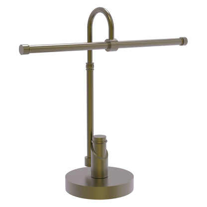 Allied Brass TR-52-ABR Tribecca 2-Arm Antique Brass Guest Towel Holder
