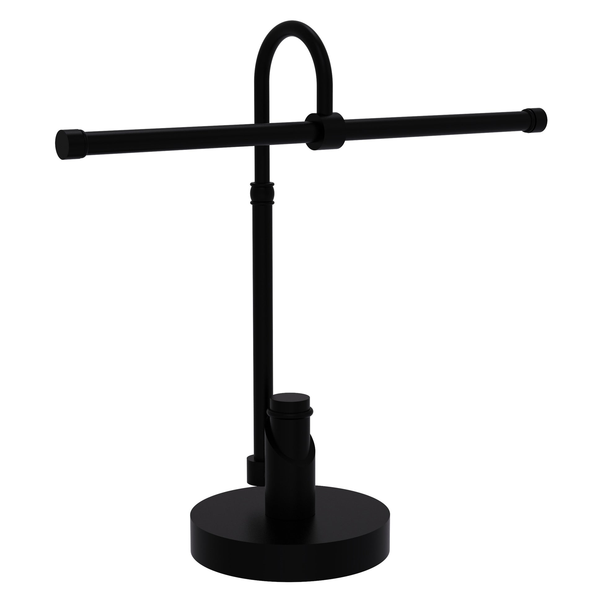Allied Brass TR-52-BKM Tribecca 2-Arm Matte Black Guest Towel Holder