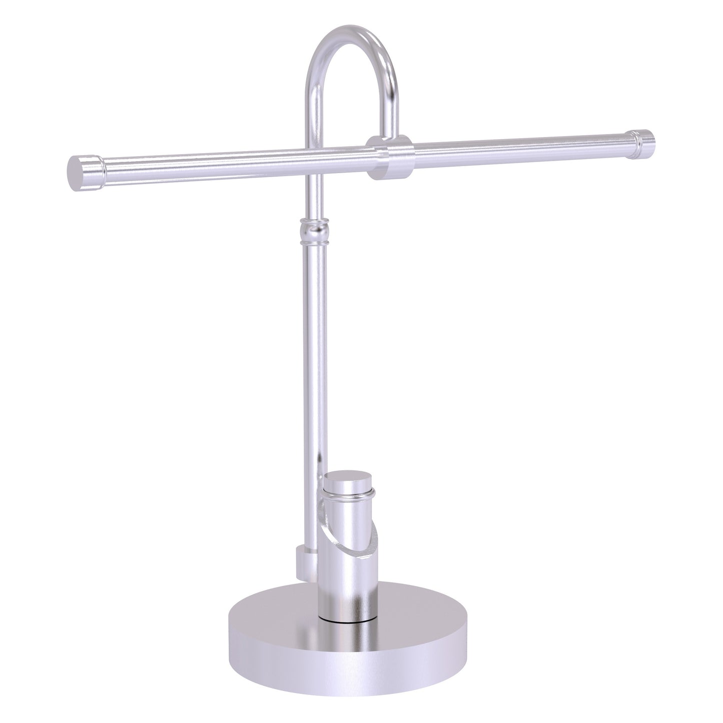 Allied Brass TR-52-SCH Tribecca 2-Arm Satin Chrome Guest Towel Holder
