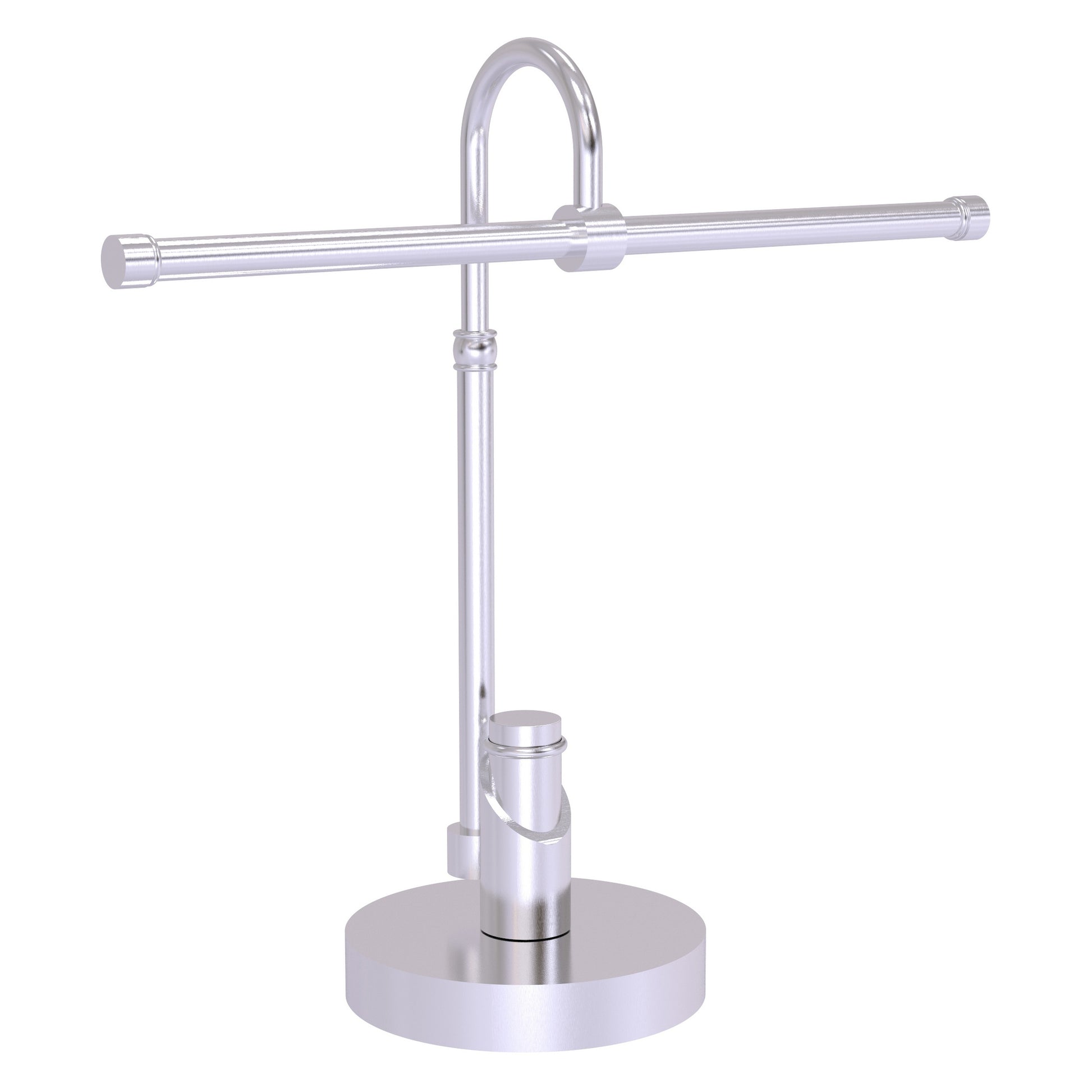 Allied Brass TR-52-SCH Tribecca 2-Arm Satin Chrome Guest Towel Holder
