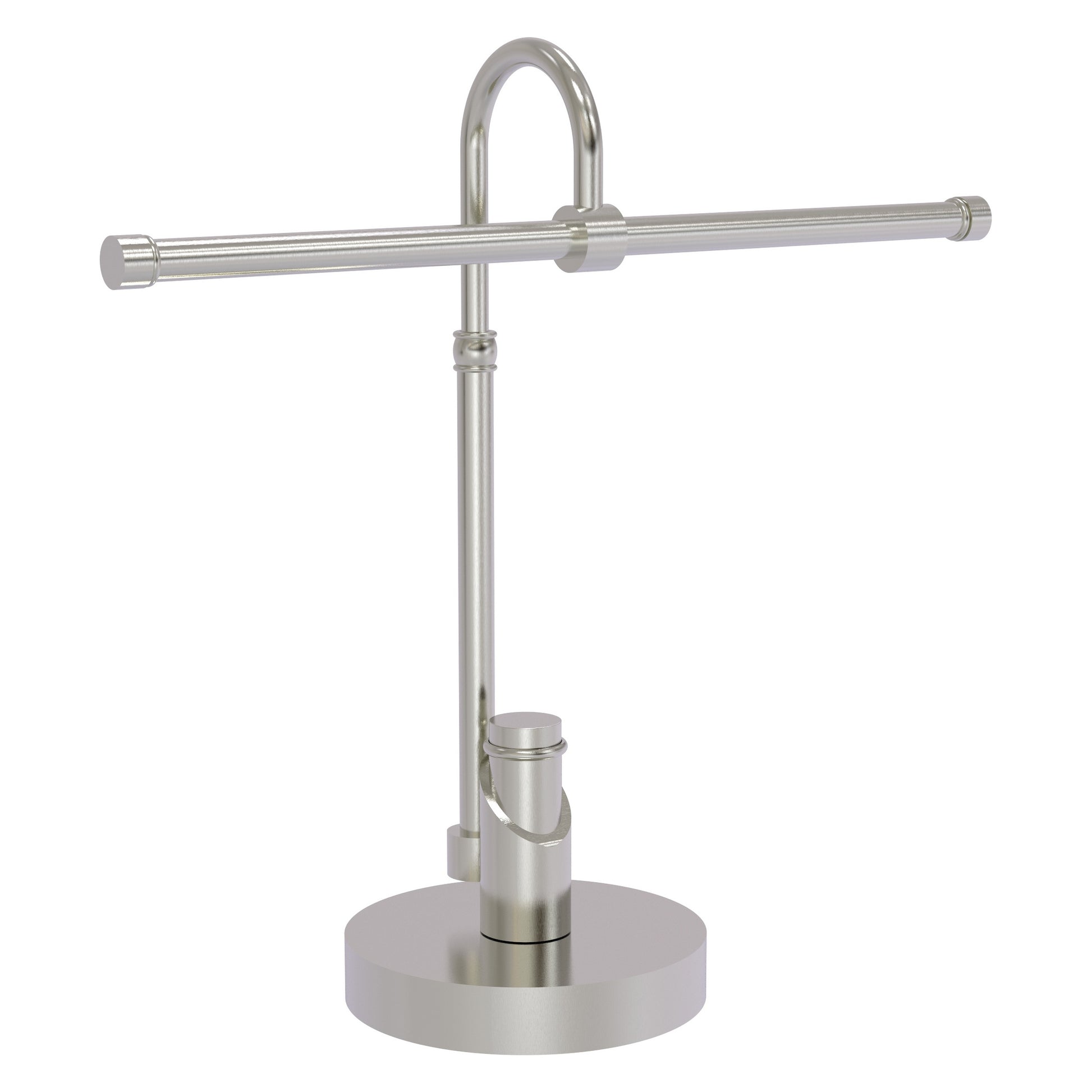 Allied Brass TR-52-SN Tribecca 2-Arm Satin Nickel Guest Towel Holder