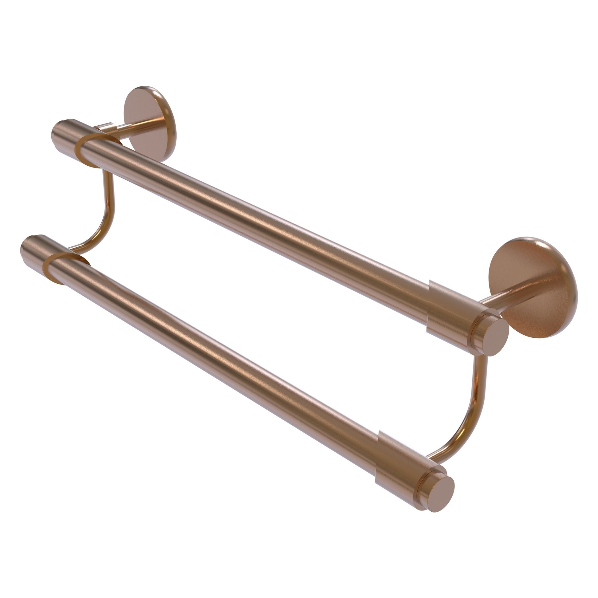 Allied Brass TR-72/18-BBR Tribecca 18" Brushed Bronze Double Towel Bar