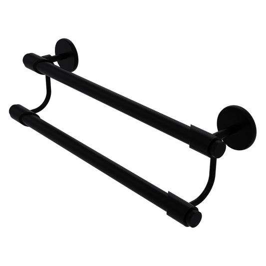 Allied Brass TR-72/18-BKM Tribecca 18" Matte Black Double Towel Bar