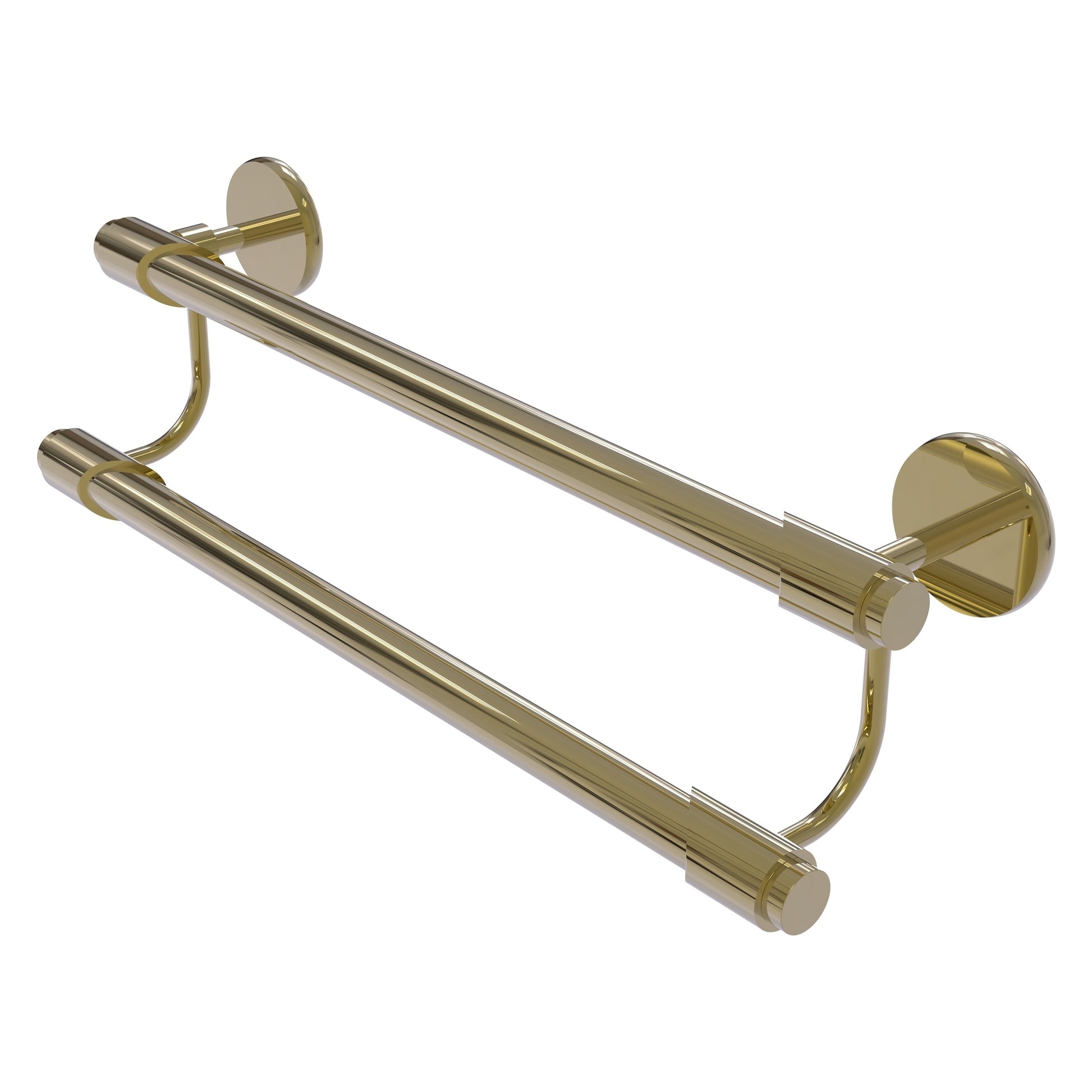 Allied Brass TR-72/18-UNL Tribecca 18" Unlacquered Brass Double Towel Bar