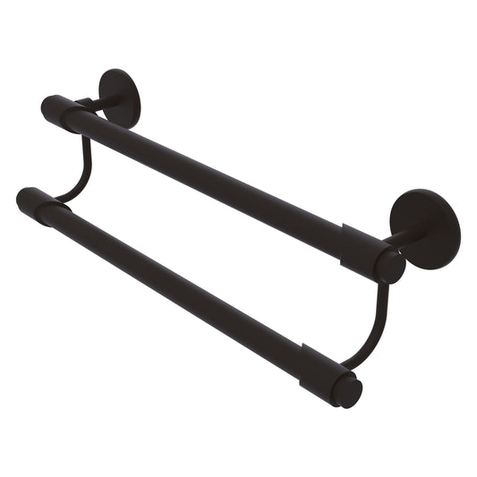 Allied Brass TR-72/24-ORB Tribecca 24" Oil Rubbed Bronze Double Towel Bar