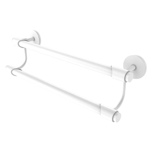 Allied Brass TR-72/24-WHM Tribecca 24" Matte White Double Towel Bar
