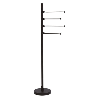 Allied Brass TR-84-ORB Tribecca 49" Oil Rubbed Bronze 4-Pivoting Swing Arm Towel Holder