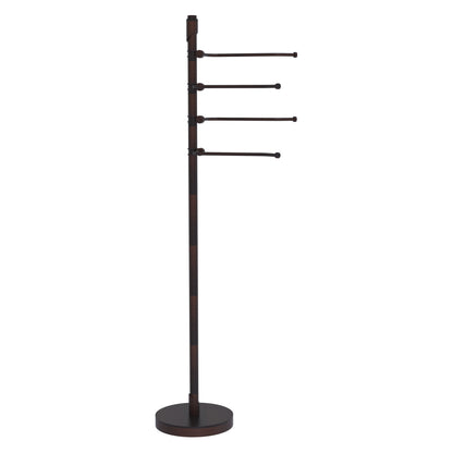 Allied Brass TR-84-VB Tribecca 49" Venetian Bronze 4-Pivoting Swing Arm Towel Holder