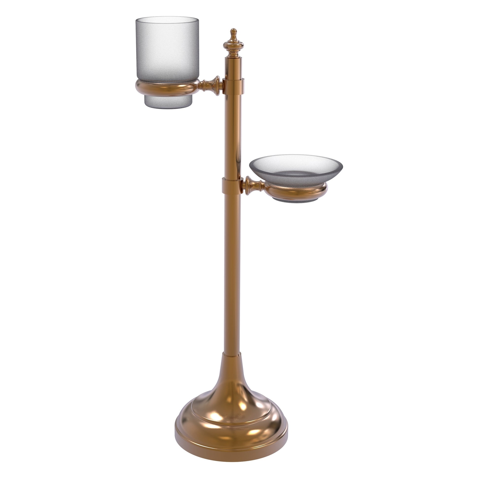 Allied Brass TS-23-BBR Brushed Bronze Vanity Top Multi-Accessory Ring Stand