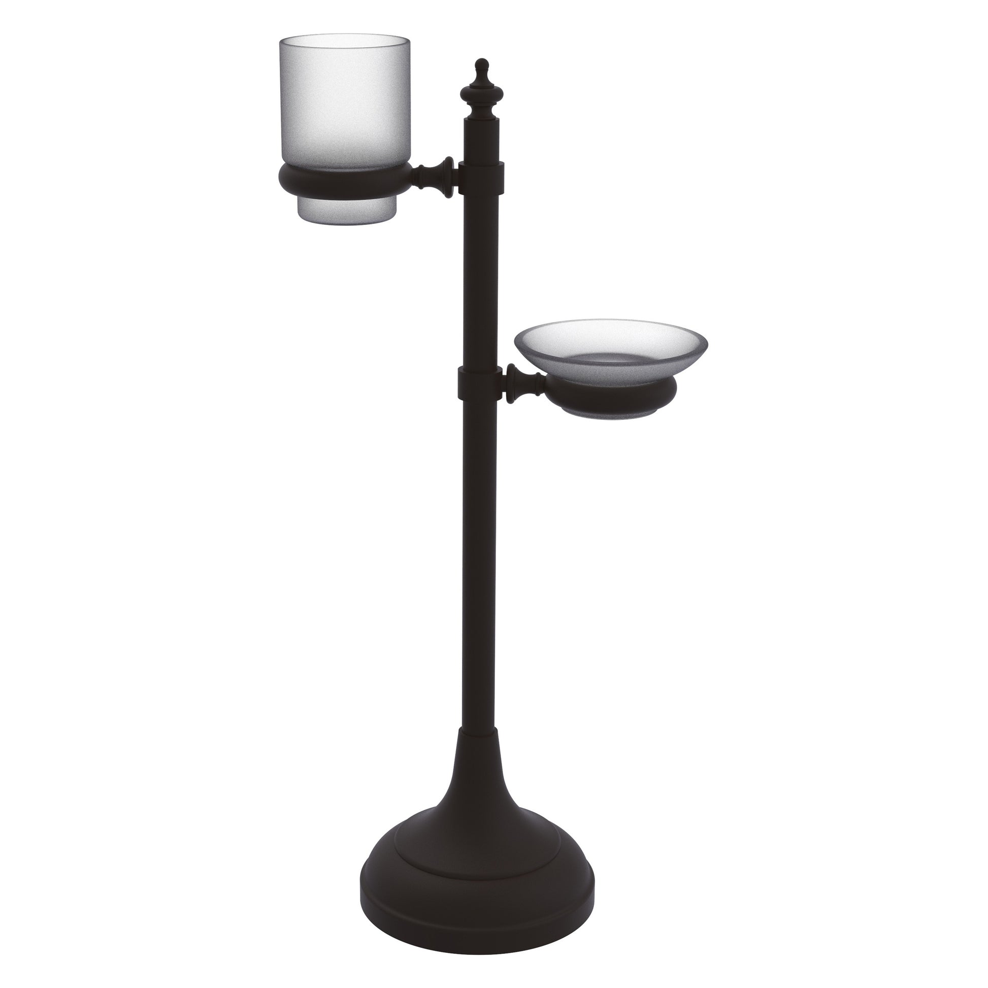 Allied Brass TS-23-ORB Oil Rubbed Bronze Vanity Top Multi-Accessory Ring Stand