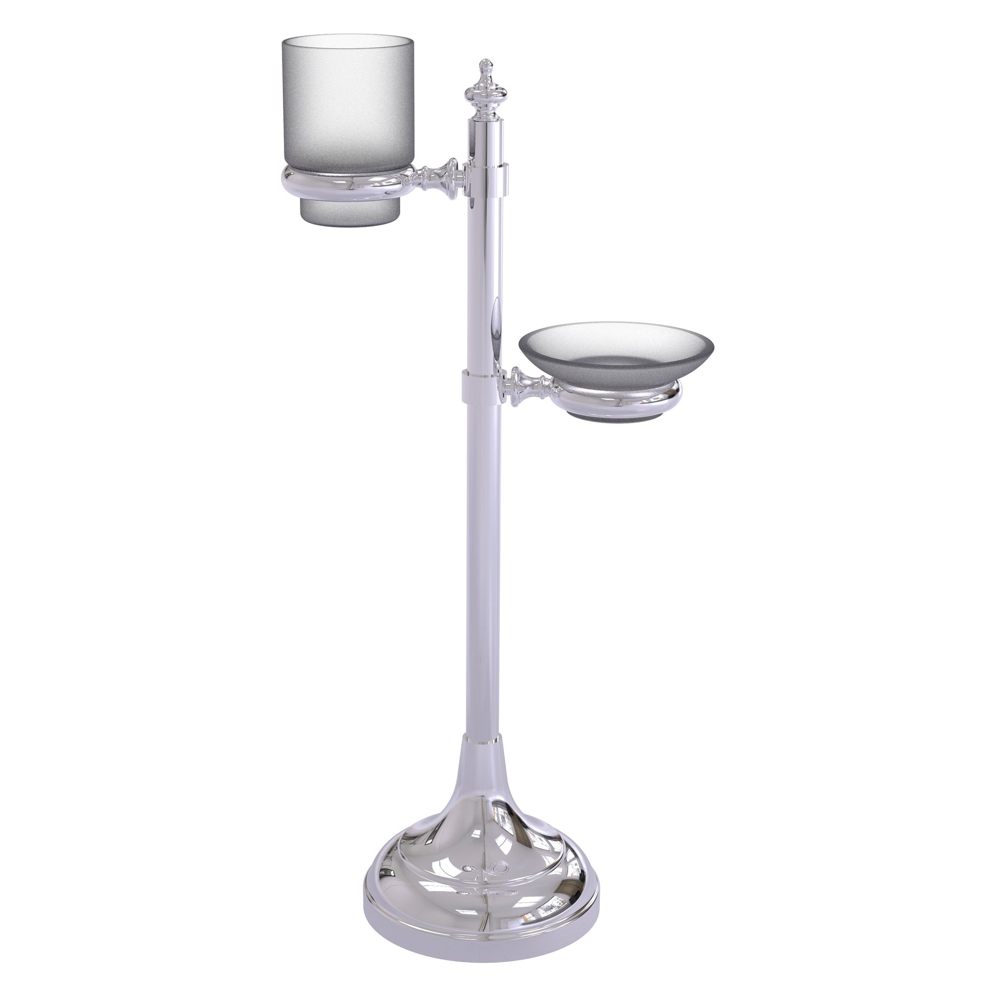 Allied Brass TS-23-PC Polished Chrome Vanity Top Multi-Accessory Ring Stand
