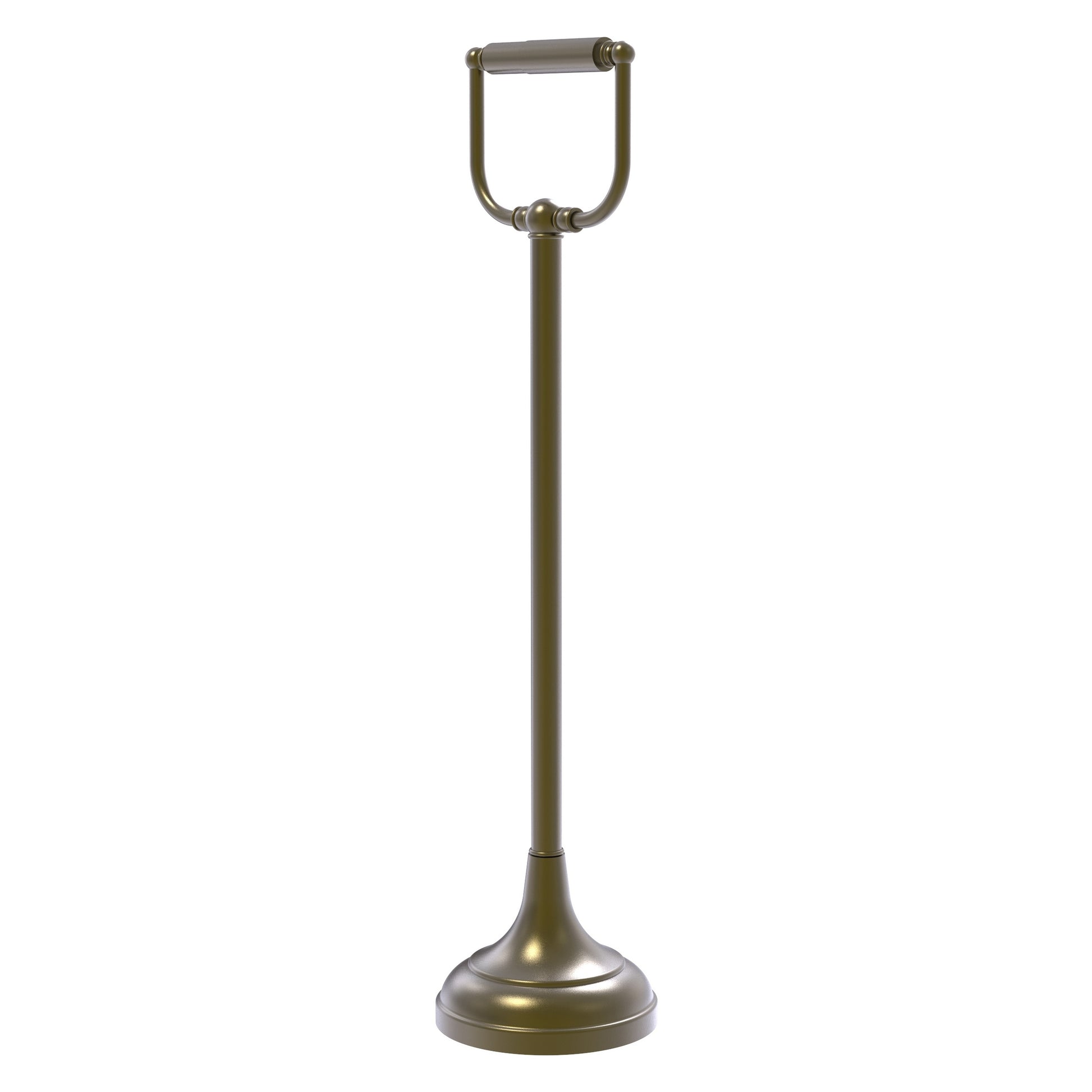 Allied Brass TS-24-ABR Antique Brass Freestanding Toilet Tissue Holder