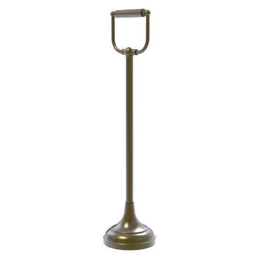 Allied Brass TS-24-ABR Antique Brass Freestanding Toilet Tissue Holder