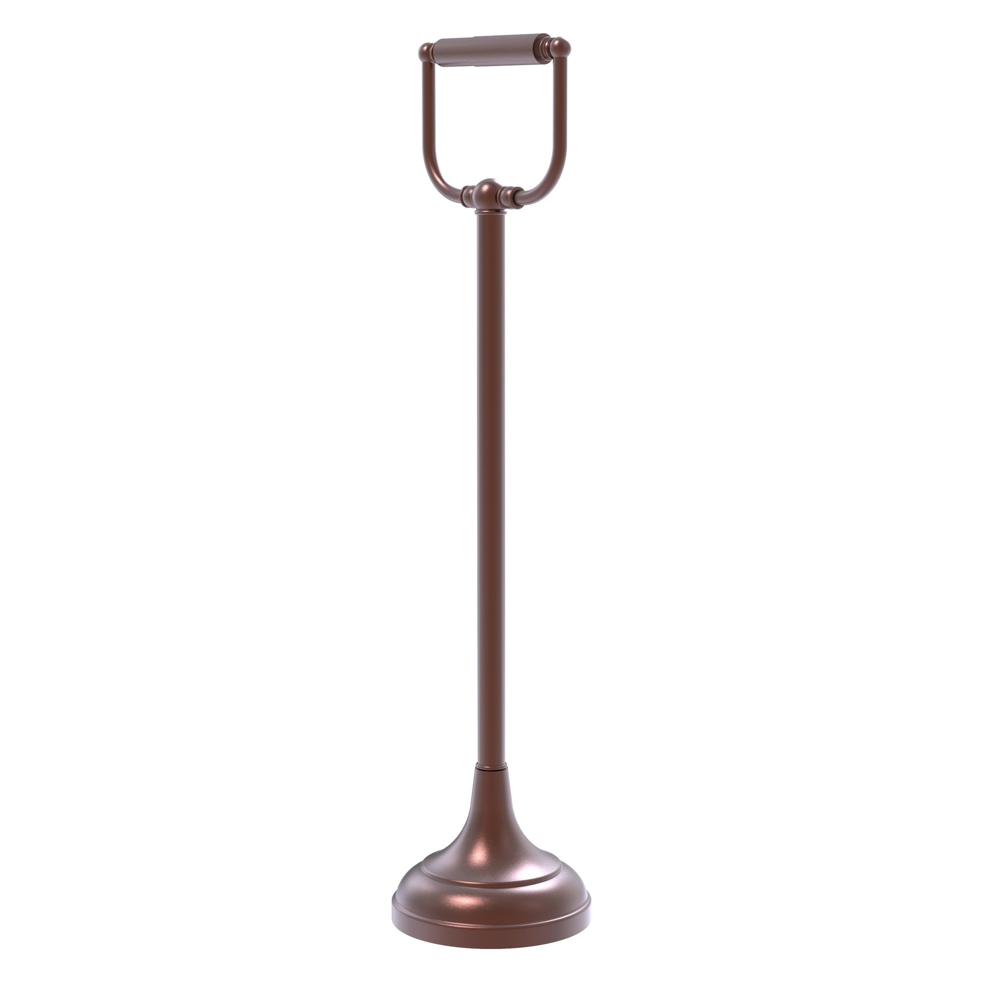 Allied Brass TS-24-CA Antique Copper Freestanding Toilet Tissue Holder