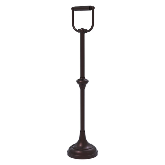Allied Brass TS-24C-ABZ Antique Bronze Freestanding Toilet Tissue Holder