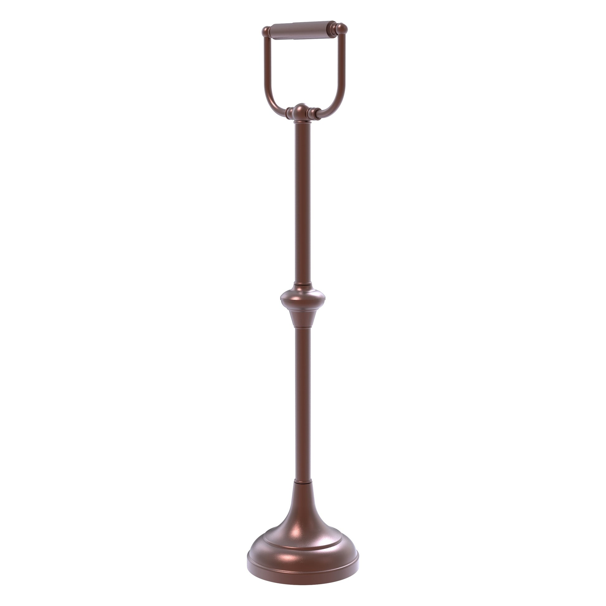 Allied Brass TS-24C-CA Antique Copper Freestanding Toilet Tissue Holder