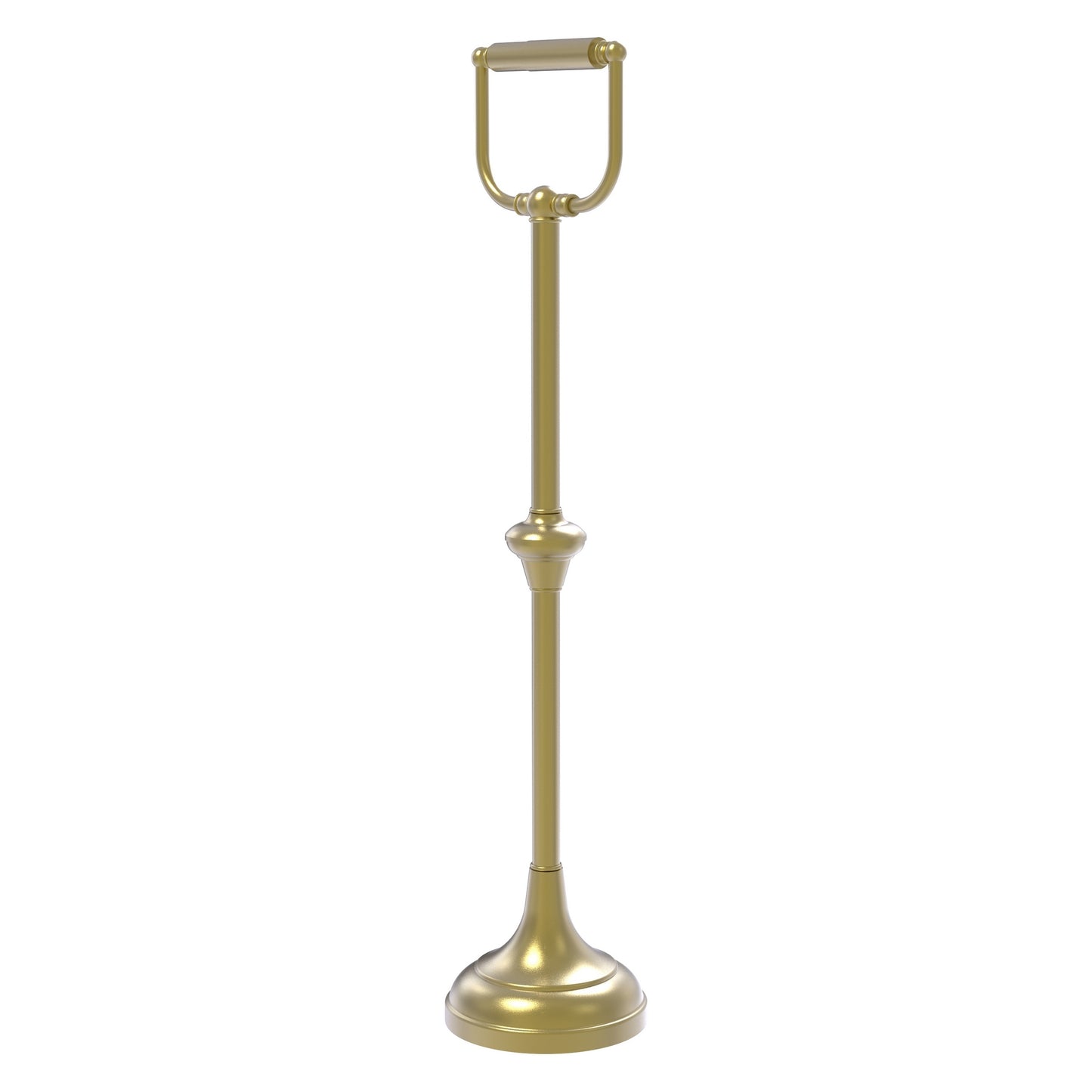 Allied Brass TS-24C-SBR Satin Brass Freestanding Toilet Tissue Holder