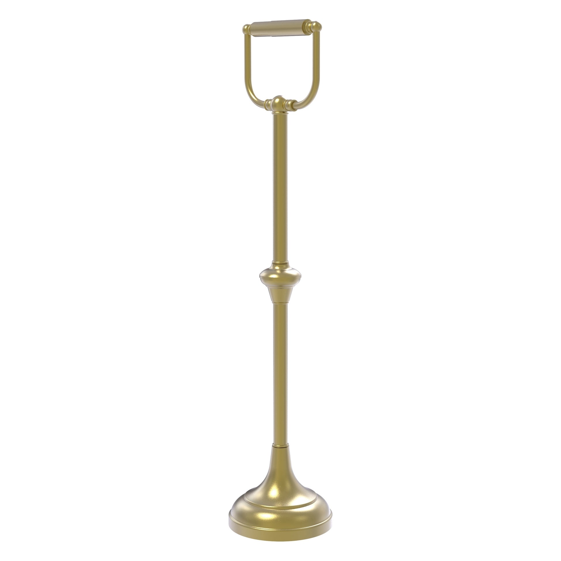 Allied Brass TS-24C-SBR Satin Brass Freestanding Toilet Tissue Holder
