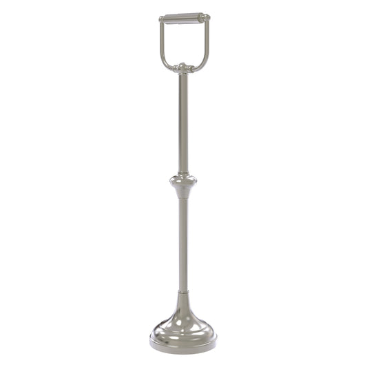 Allied Brass TS-24C-SN Satin Nickel Freestanding Toilet Tissue Holder
