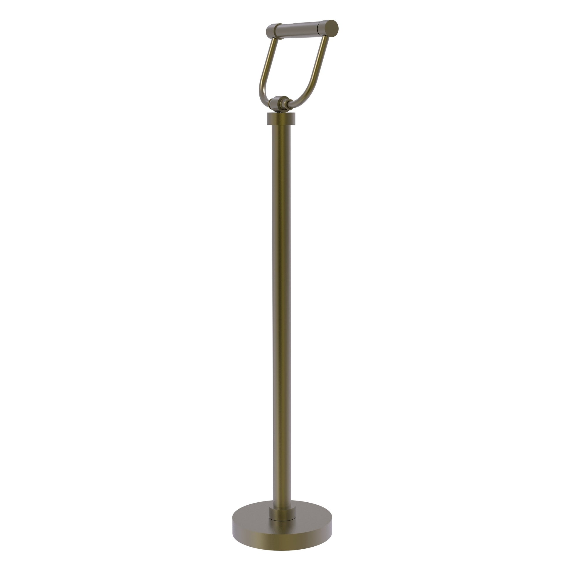 Allied Brass TS-25-ABR Antique Brass Freestanding Toilet Tissue Holder