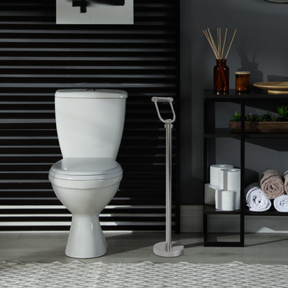 Allied Brass TS-25-SN Satin Nickel Freestanding Toilet Tissue Holder