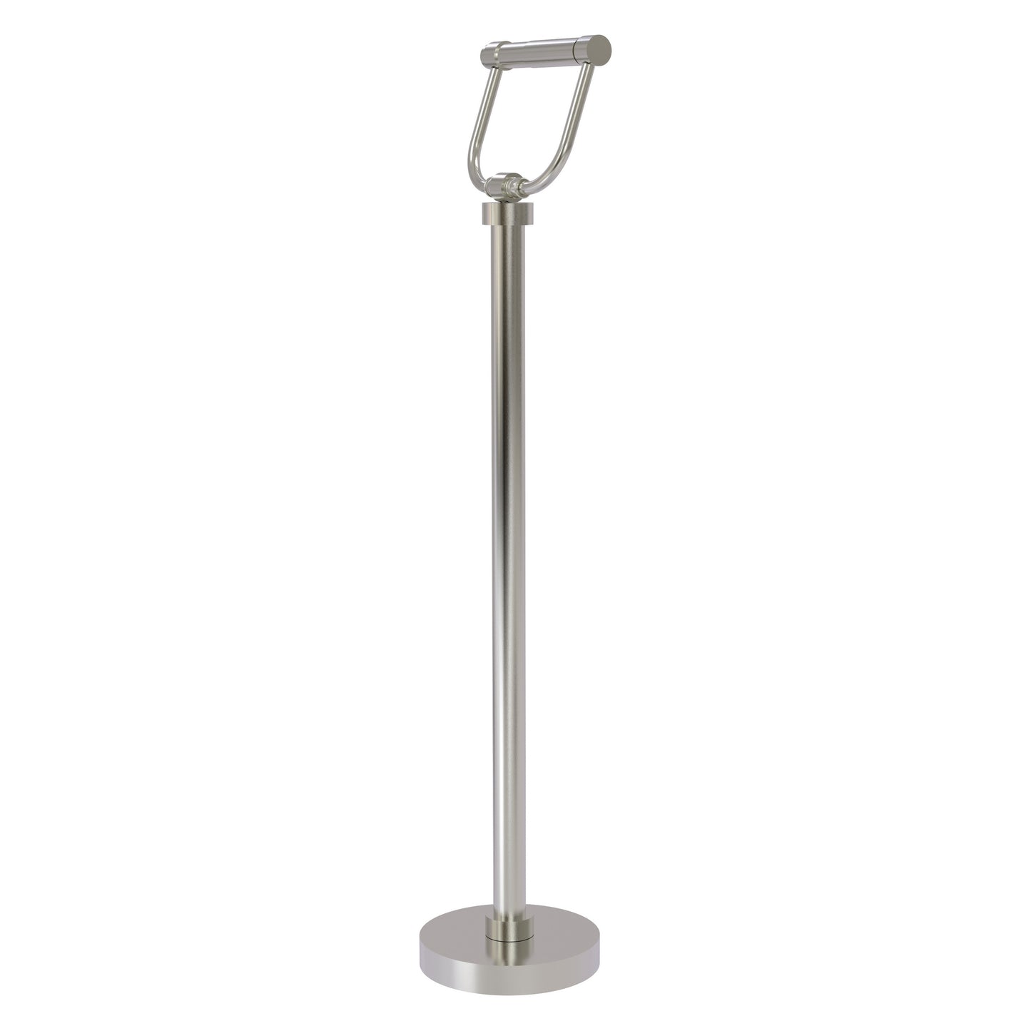 Allied Brass TS-25-SN Satin Nickel Freestanding Toilet Tissue Holder