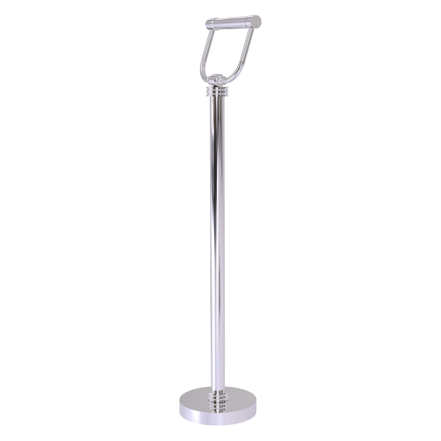 Allied Brass TS-25D-PC Polished Chrome Freestanding Toilet Tissue Holder