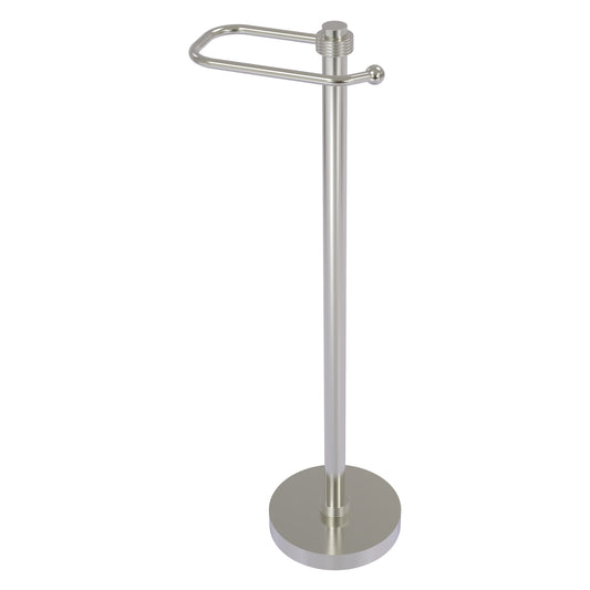 Allied Brass TS-25EG-SN Satin Nickel European Style Freestanding Toilet Tissue Holder