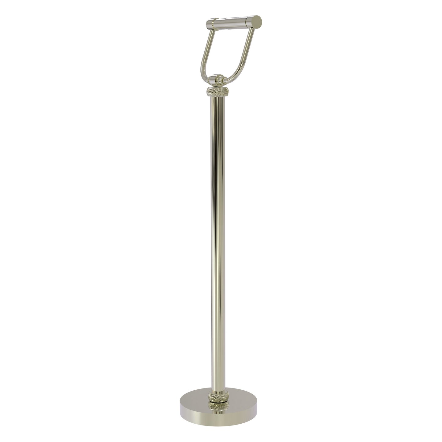 Allied Brass TS-25T-PNI Polished Nickel Freestanding Toilet Tissue Holder
