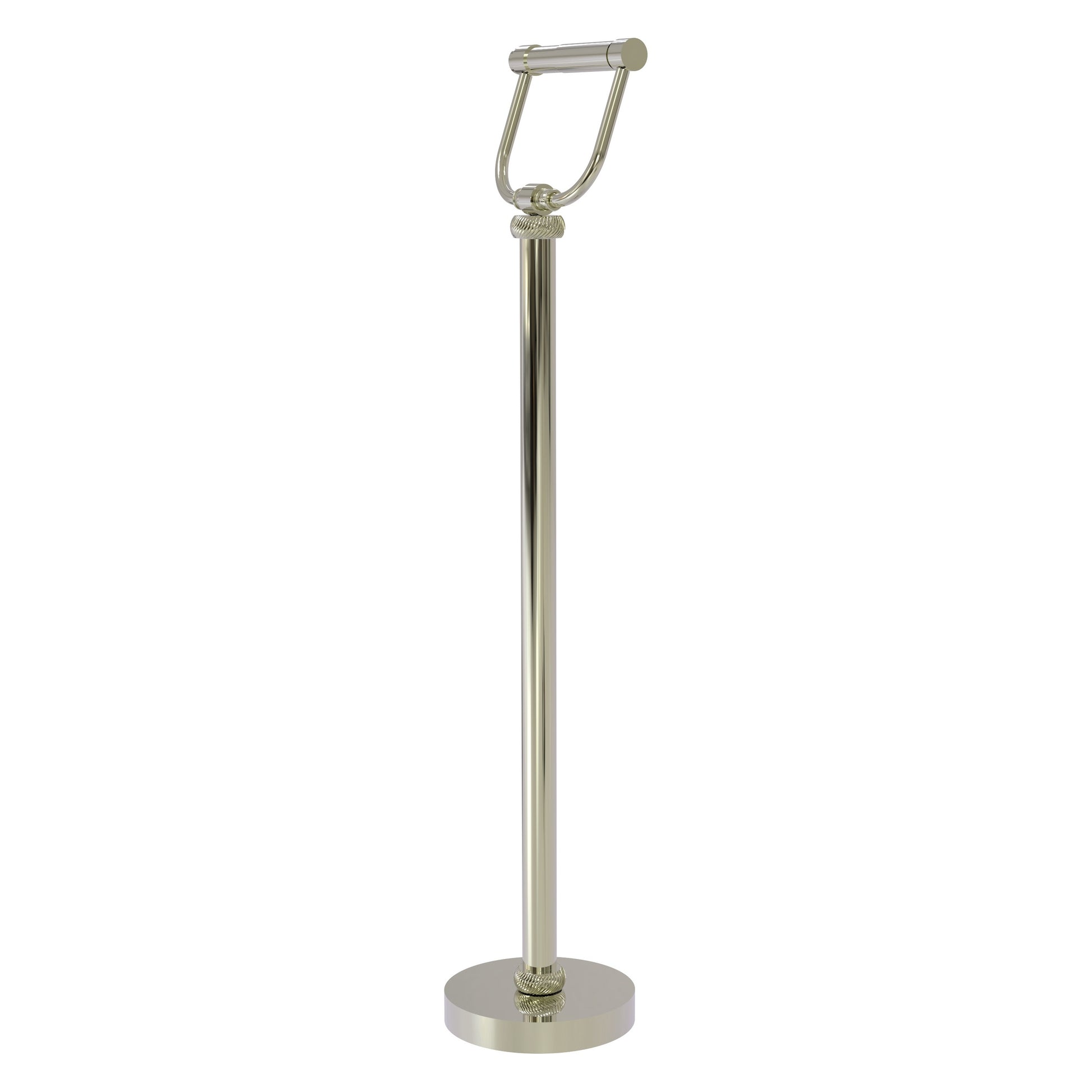 Allied Brass TS-25T-PNI Polished Nickel Freestanding Toilet Tissue Holder