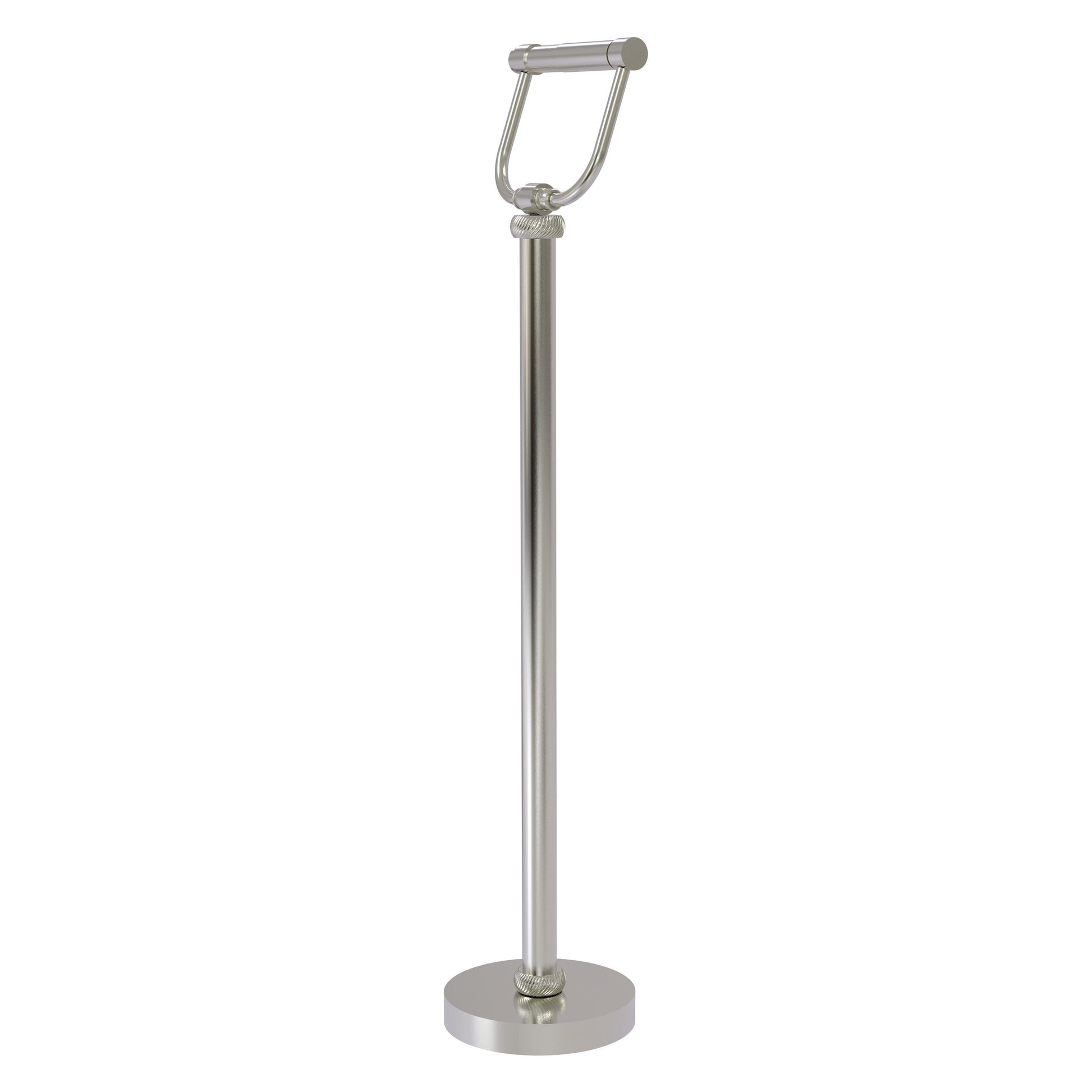 Allied Brass TS-25T-SN Satin Nickel Freestanding Toilet Tissue Holder