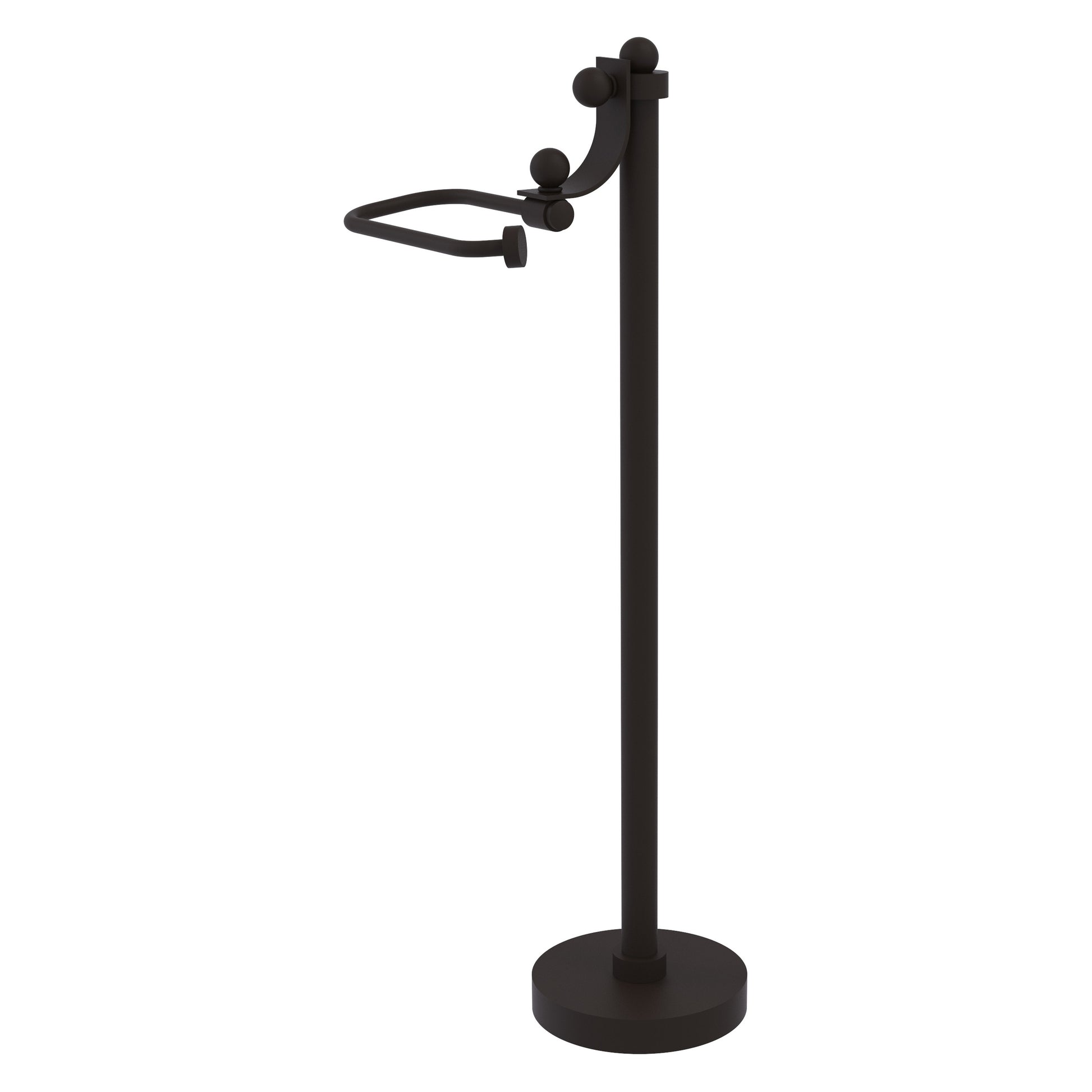 Allied Brass TS-27-ORB Oil Rubbed Bronze European Style Freestanding Toilet Tissue Holder
