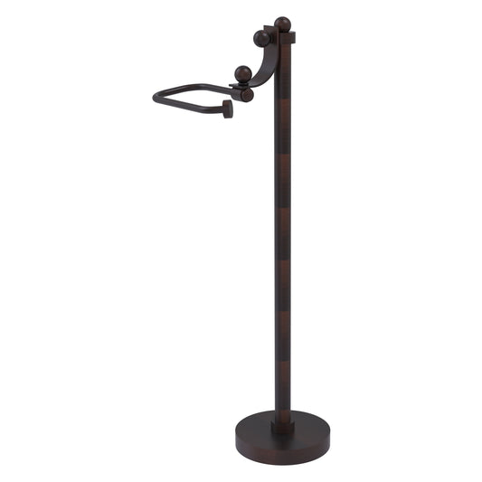 Allied Brass TS-27-VB Venetian Bronze European Style Freestanding Toilet Tissue Holder