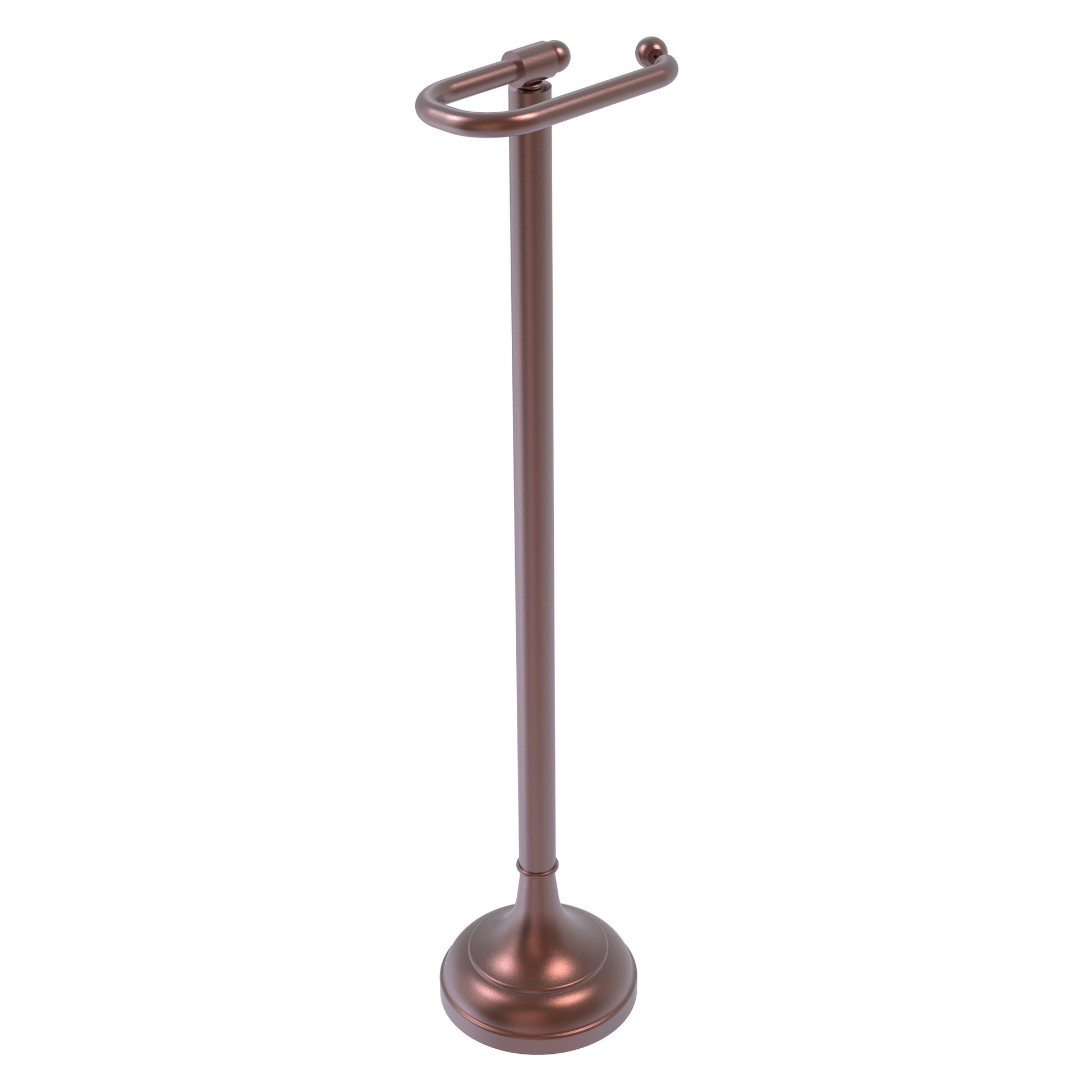 Allied Brass TS-28-CA Antique Copper European Style Freestanding Toilet Tissue Holder