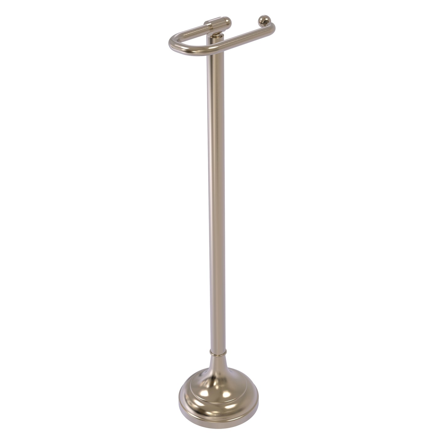 Allied Brass TS-28-PEW Antique Pewter European Style Freestanding Toilet Tissue Holder
