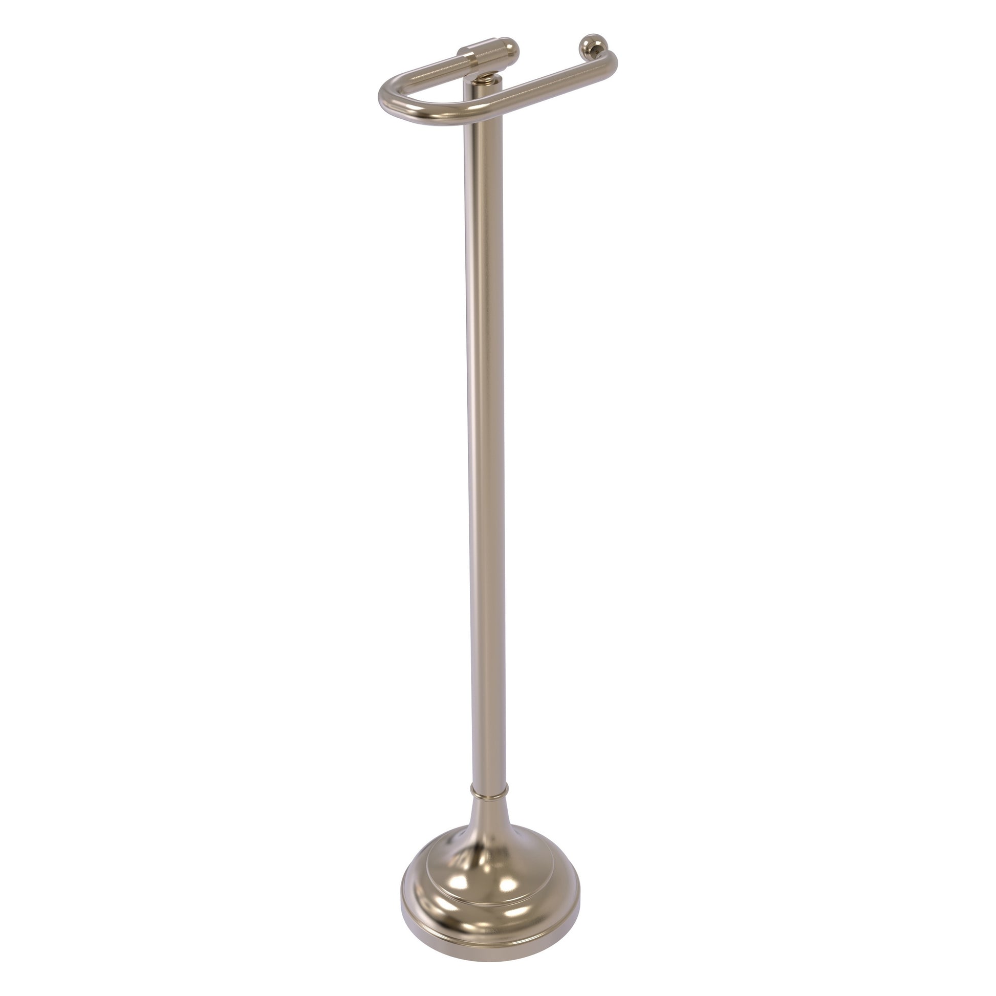 Allied Brass TS-28-PEW Antique Pewter European Style Freestanding Toilet Tissue Holder