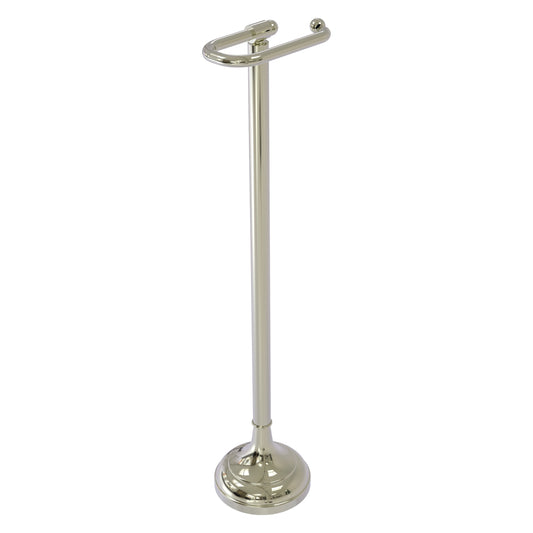 Allied Brass TS-28-PNI Polished Nickel European Style Freestanding Toilet Tissue Holder