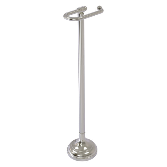 Allied Brass TS-28-SN Satin Nickel European Style Freestanding Toilet Tissue Holder